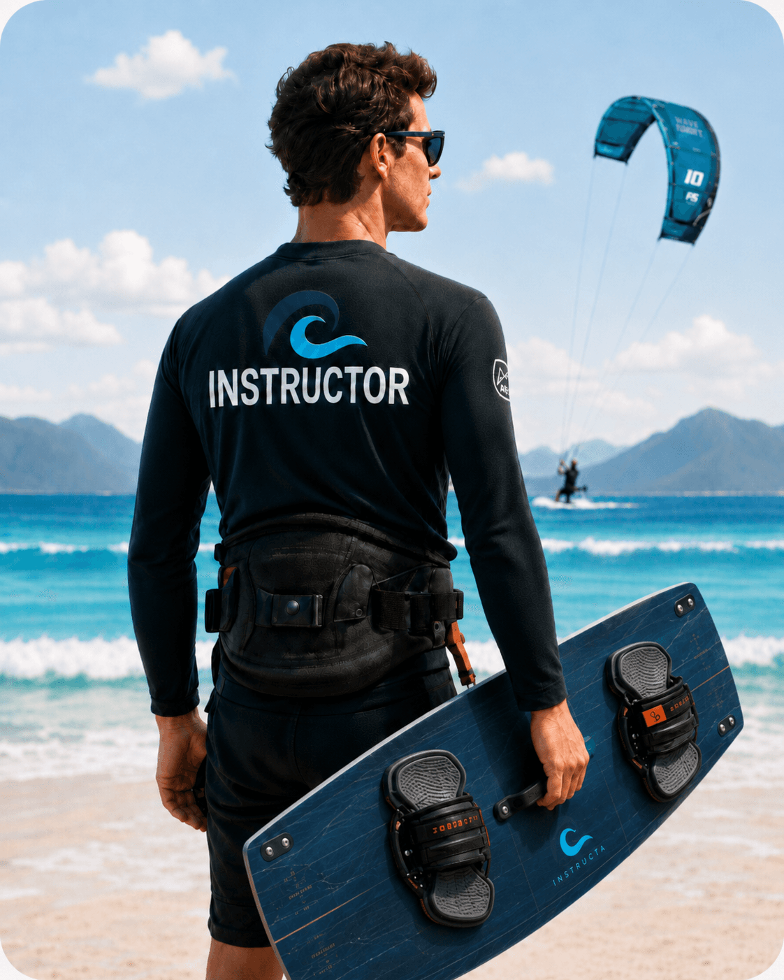 Instructor de deportes de agua usando Instructa para encontrar cursos
